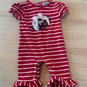Three Sisters Red Stripe Football Outfit